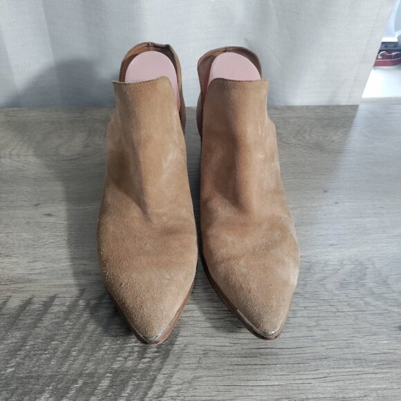 Marc Fisher Footwear Yilda Cutout Bootie, Medium Natural Suede, 11M - Picture 3 of 12